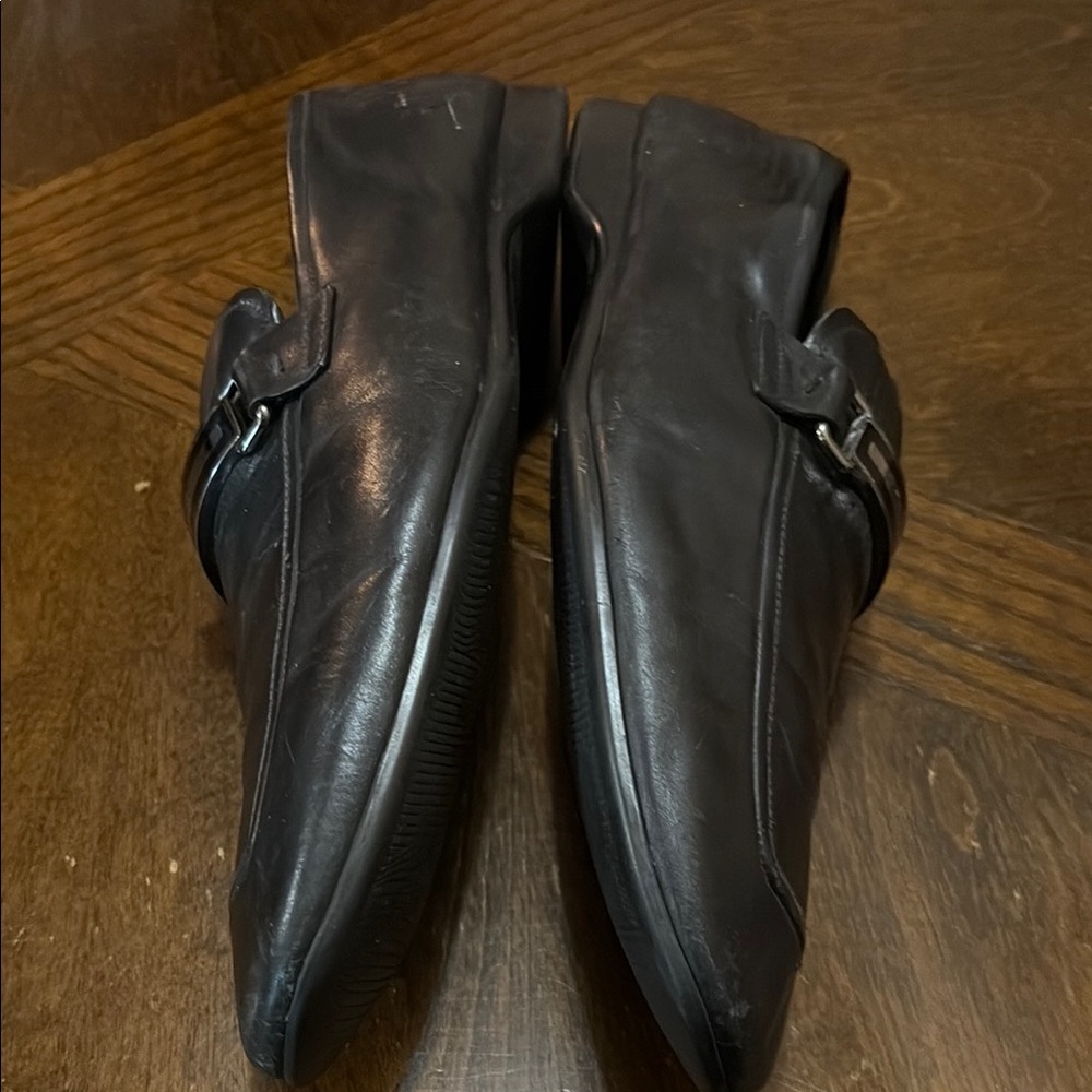 Prada Black Leather Loafers - Picture 7 of 13
